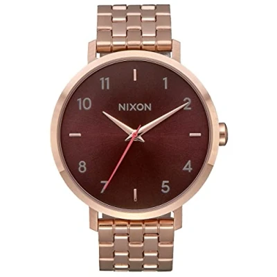Image of Nixon Women Analog Quartz Watch with Stainless Steel Strap A1090 2617 00