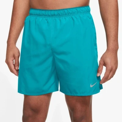 Image of Nike Performance Challenger Short Sports shorts, Men&#039;s, Size: Small, Dusty cactus/reflective silver