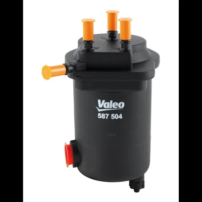 Image of 164001540R, 7701061576, 8200151379 Fuel Filter VALEO 587504 In Line Filter, with connection for water sensor 8mm RENAULT: CLIO 2, Kangoo I