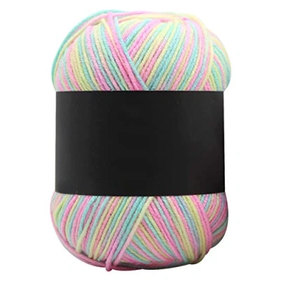 Image of Soft Gradient Color Cotton Yarn DIY Hat Sweater Crochet Knitting