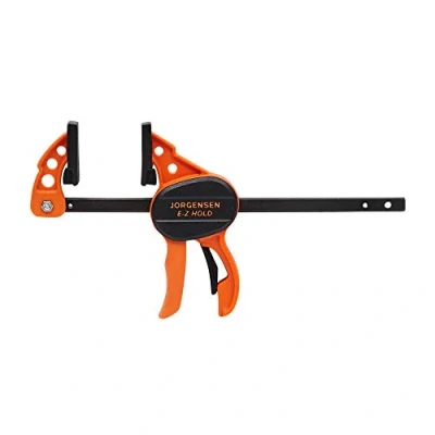 Image of Jorgensen 33804 E Z Hold 4 Inch Hobby/Craft Clamp, Black/Brown