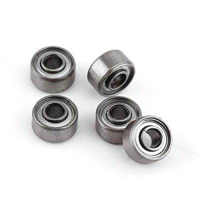 Image of Oumefar 10Pcs 693ZZ Deep Groove Ball Bearing Miniature Double Rubber Sealed Bearings Durable Multi Use black Small for 3D Printer Wheel Roller Skates 3 * 8 4mm
