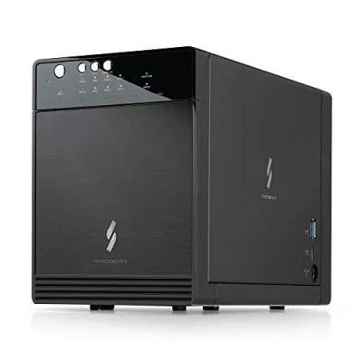 Image of Mediasonic Raid 4 Bay Hard Drive Enclosure USB 3.1 Gen 2 10Gbps Type C 0/1 (HFR7 SU31CH)
