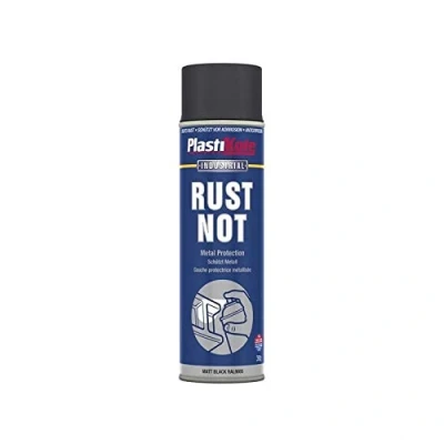 Image of Plasti kote 784 500ml Rust Not Matt Black