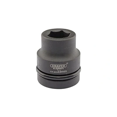 Image of Draper Expert HI TORQ� 6 Point Impact Socket, 1&quot; Sq. Dr., 23mm