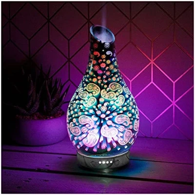 Image of lesser and pavey LP46969 Vase Shaped Desire Humidifier 3D Multicolour Paisley design 1 Pc, Multicolor, Medium