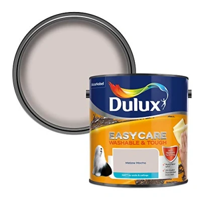 Image of Dulux Easycare Washable &amp; Tough Matt Emulsion Paint Mellow Mocha 2.5L