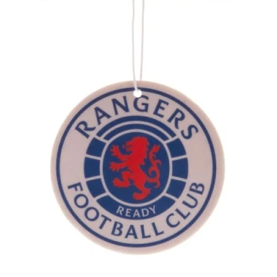 Image of Rangers FC Crest Air Freshener (One Size) (White/Royal Blue/Red)