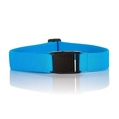 Image of Olata Children’s Elasticated Belt with Plastic Clip Buckle (5 15 Years). Turquoise