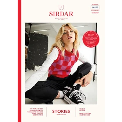 Image of Sirdar Stories DK Crochet Pattern 10577 Tank Top