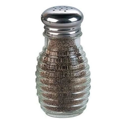Image of American Metalcraft (BHM2 2 oz Beehive Salt or Pepper Shaker, Silver