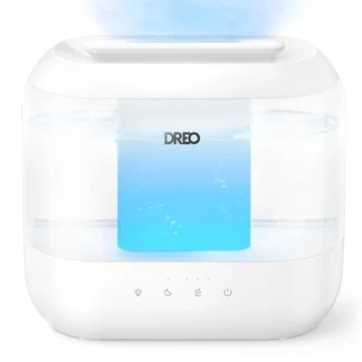 Image of Dreo Humidifier for Bedroom, 4L Cool Mist Humidifiers Home and Large Room, 28dB Quiet baby, Night Light, 32H Runtime, Essential Oil Diffuser, Rapid Ultrasonic Plants