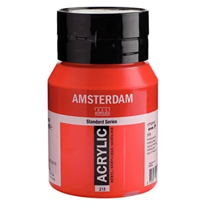 Image of Amsterdam Standard Series Acrylic Jar 500 ml Pyrrole Red 315 (17723152)