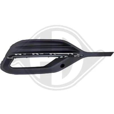 Image of 39163602 Bumper Grill DIEDERICHS 1808148 Right for vehicles with front fog light