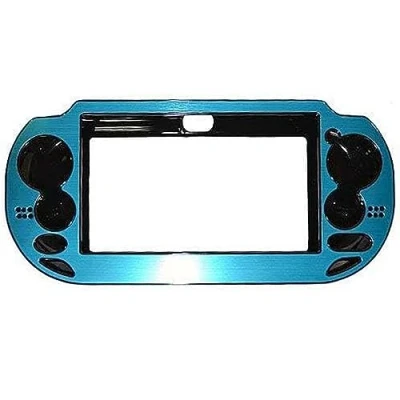 Image of OSTENT Aluminum Metal Skin Protective Cover Case Compatible for Sony PS Vita PSV Color Light Blue