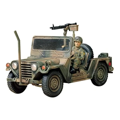 Image of TAMIYA 300035123 Ford Geländew.(1) Military 1:35 US M151A2 MUTT Off Road (1), Faithful Replica, Plastic, Crafts, Model kit, Assembly, unpainted