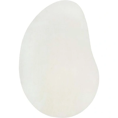 Image of vidaXL Area Rug Cream 100x200 cm Polyester Non Slip
