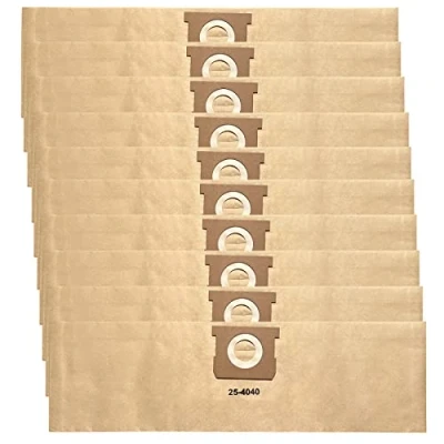 Image of 10 Pack DXVA25 4040 Dust Bag 4 Gallon Replacement for DEWALT DXV04T Wet/Dry Vacuum