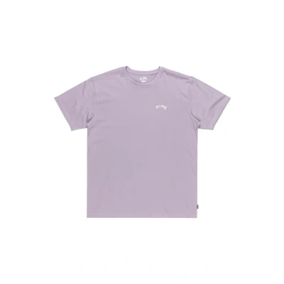 Image of Billabong T Shirt Arch Crew SS Young Mens Purple XS