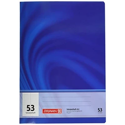 Image of Brunnen 104349502 Vocabulary Book A4 Premium Line, 32 Sheets Lined with Divisions)