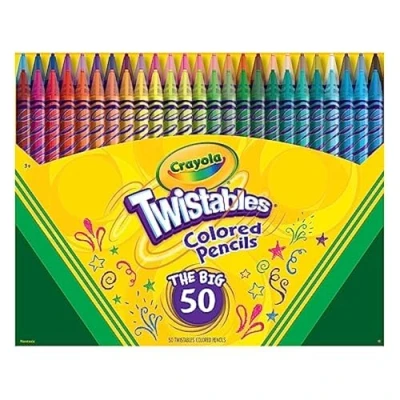 Image of AODE forCrayola 50ct Twistables Colored Pencils