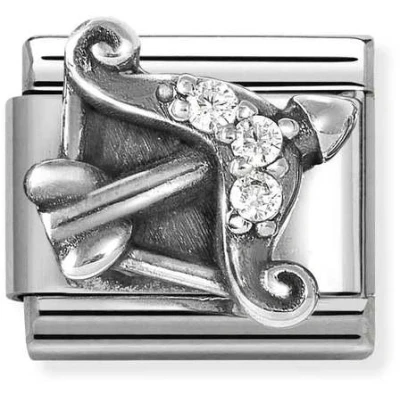 Image of Nomination Crystal Sagittarius Bow Charm