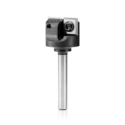 Image of Genmitsu CNC Spoilboard Surfacing Router Bit 1/4&quot; Shank, Slab Flattening with 1&quot; Cutting Diameter, 2 Flutes Insert Carbide Wood Planer Bits, Planing for Woodworking Carving, SS01