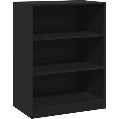 Image of vidaXL Wardrobe Black 77x48x102 cm Engineered Wood