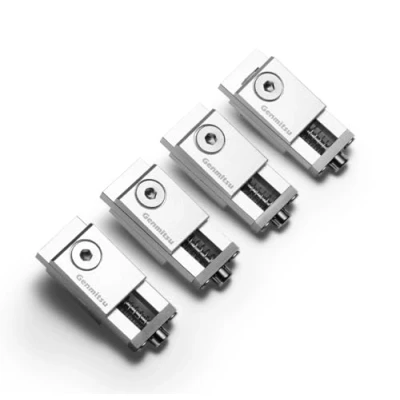 Image of Genmitsu Upgrade Aluminum Mini Vise Clamp Toe 4PCs, High Precision CNC Router for Woodworking &amp; Metalworking Milling Project, Size 56 x 22 21mm, Low Profile
