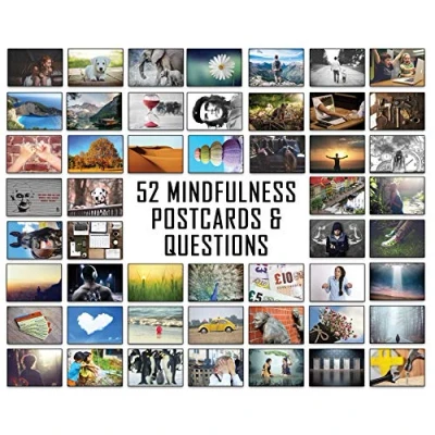 Image of 52 Mindfulness Conversation Questions and Images for Coaching Cards, Group Questions, Soft Skills, Ice Breakers, Team Building, Leadership Training etc