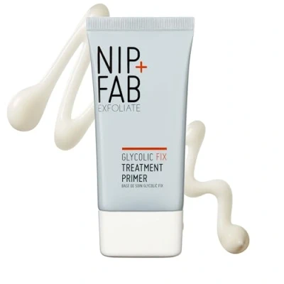 Image of Nip+Fab Glycolic Fix Treatment Primer 40 ml, All Day Skin Perfecting &amp; Blemish with 1% 0.5% Salicylic Acids, 2% Niacinamide For Oily, Prone
