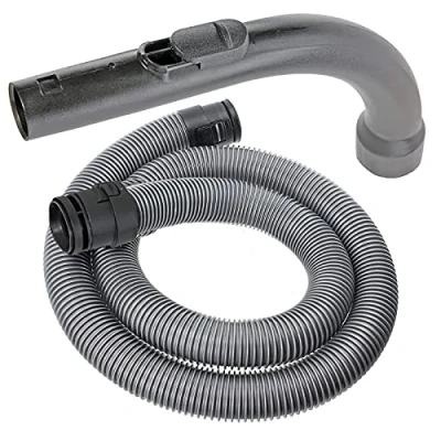 Image of SPARES2GO 1.7m Pipe Hose + Wand Handle fcompatible with Miele C1 Classic Junior Ecoline Powerline Vacuum Cleaner (38mm)