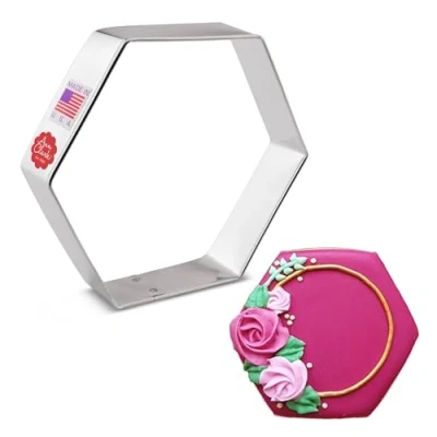 Image of Ann Clark Cookie Cutters Hexagon Cutter, 9.53 cm