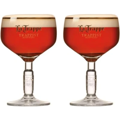 Image of La Trappe Bierglazen Bokaal 250 ml 2 stuks