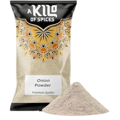 Image of A Kilo Of Spices Onion Ground Powder For Cooking 1 kg Fried Granules Garam Masala Dried Onions Indian