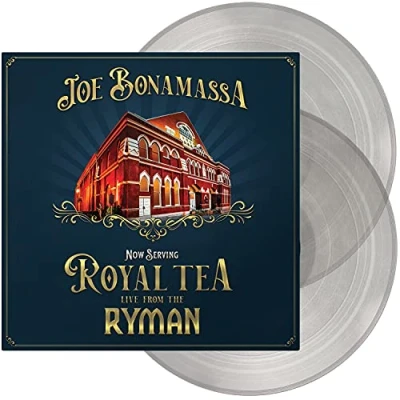 Image of Joe Bonamassa Now Serving: Royal Tea Live From The Ryman 180 Gram Transparent vinyl 2021 UK 2 LP set PRD76411