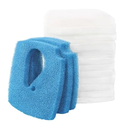 Image of LTWHOME Replacement Coarse and Fine Filter Pads Sets Fit for Eheim 2616760 Professional 3e 2076/2078/450/700/600T(Pack of 15,3 Sets)