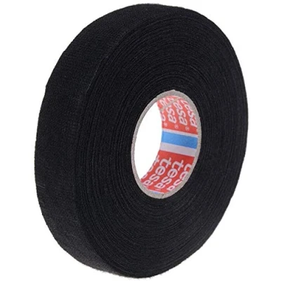 Image of Tesa 15mm 25m Roll Adhesive Wiring Harness Loom Tape