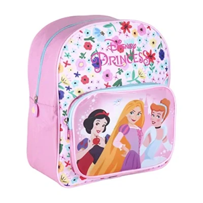 Image of Cerdá Unisex Kid&#039;s Princess Small Backpacks Official Disney License, Multiheat, Normal
