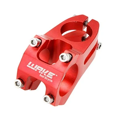 Image of Lixada Cycling Bicycle Aluminium Alloy MTB Mountain Bike Handlebar Stem 31.8mm Red