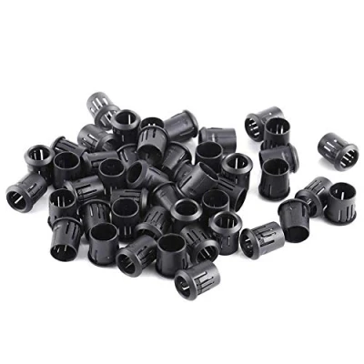 Image of Walfront 50Pcs LED Holder 10mm Light BuSocket Lamp Emitting Diode Plastic Bezel Mount Clip Black(10mm)