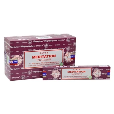 Image of VIE Satya Incense Sticks, 12 Packs x 15g, Meditation