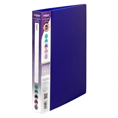 Image of Snopake A4 2 O Ring 25 mm Executive RingBinder Electra Blue [Pack of 10] Ref: 13372