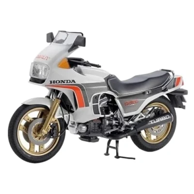 Image of TAMIYA 14016 1:12 Honda CX500 Turbo Model Making, Plastic kit, Handicraft, Hobby, Gluing, Assembly, unpainted, Multicoloured