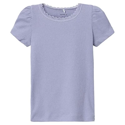 Image of NAME IT Girls&#039; NMFKAB SS TOP NOOS Vest, Cosmic Sky, 104