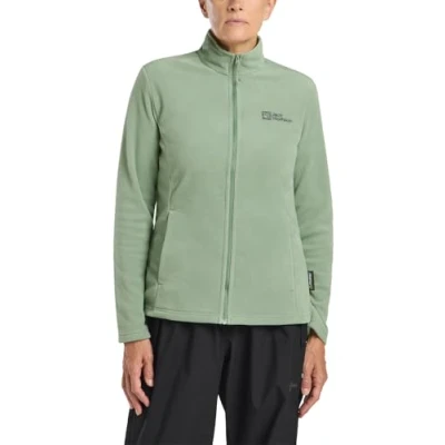 Image of Jack Wolfskin Women&#039;s Taunus Fz W Fleece Jacket, Eucalyptus, S