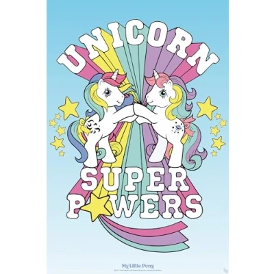 Image of ABYSTYLE My Little Pony Unicorn Super Powers Poster 61 x 91.5 cm