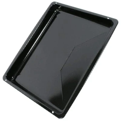 Image of Leccard/tray enamelled black for oven (ORIGINAL Beko) DIMENSIONS (462 x max 373 40 mm) code: 219440101