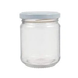 Image of Wares Of Knutsford Glass Jam Jars 228ml (8oz) Pack 24 White Lid Home Preserving Marmalade Chutney