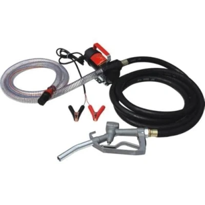Image of 12V Diesel Electric Fuel Transfer Pump Oil Dispenser